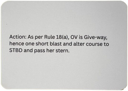 Sample Situation Card — reasoning and action