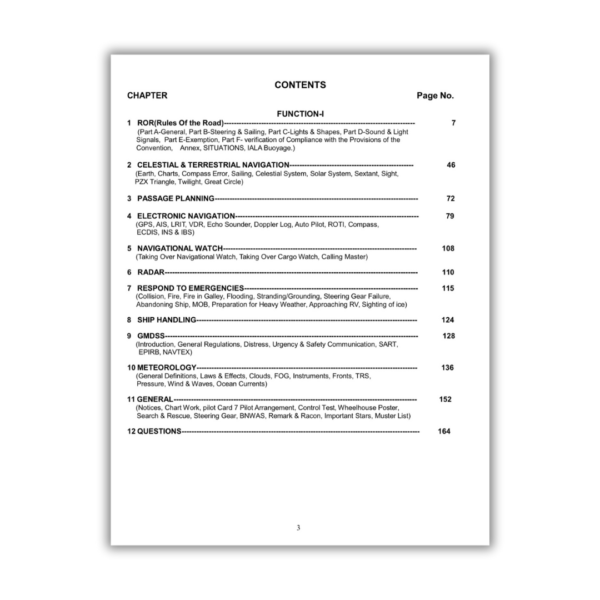 2ND MATE FG (All in one book) | Helpful in clearing 2ND Mates Oral & Job Interviews | Covers Function-1,2,3 & MMD Oral Questions by Awanish Chauhan - Image 3
