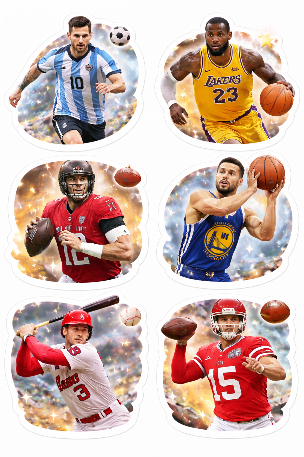 Champion Play Stickers