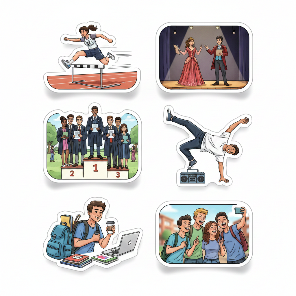 School Celebration Sticker Pack